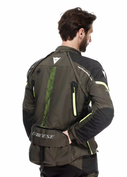 Мотокуртка Dainese SUPER ADVENTURE ABSOLUTESHELL JACKET TARMAC BLACK FLUO YELLOW 56 201650001239J56 фото