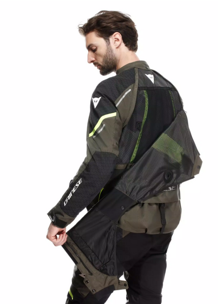 Мотокуртка Dainese SUPER ADVENTURE ABSOLUTESHELL JACKET TARMAC BLACK FLUO YELLOW 56 201650001239J56 фото