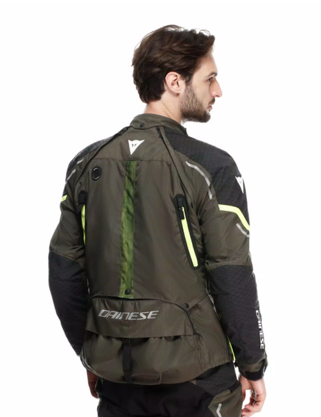 Мотокуртка Dainese SUPER ADVENTURE ABSOLUTESHELL JACKET TARMAC BLACK FLUO YELLOW 56 201650001239J56 фото