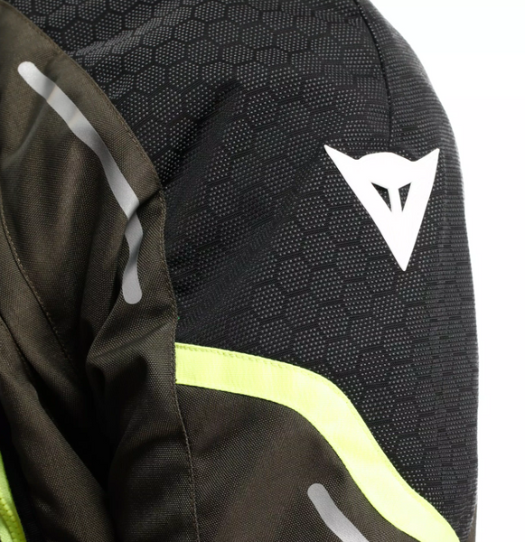 Мотокуртка Dainese SUPER ADVENTURE ABSOLUTESHELL JACKET TARMAC BLACK FLUO YELLOW 56 201650001239J56 фото
