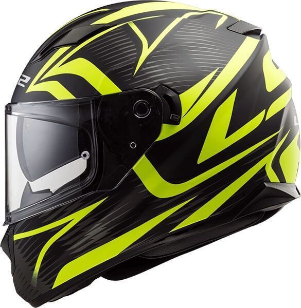 Шолом LS2 FF320 Stream Evo Jink Matt Black Yellow 103204254S фото