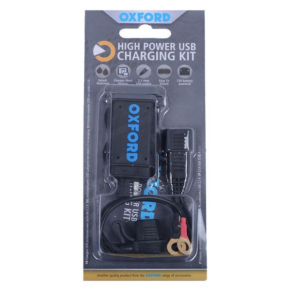 Зарядний перехідник USB Oxford USB 2.1Amp Fused power charging kit EL114 фото