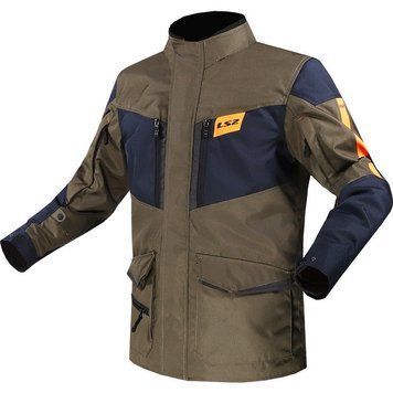 Куртка LS2 Metropolis Evo Man Jacket Khaki Blue Orange (L) 64130W1162L фото
