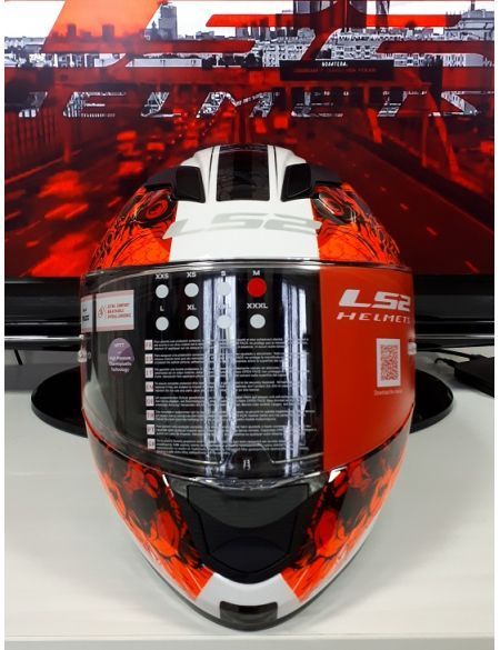 Мотошлем LS2 FF320 STREAM EVO THRONE ORANGE 103205454XL фото