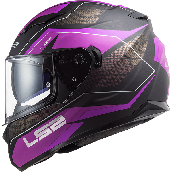 Шлем LS2 FF320 Stream Evo Mercury Matt Titanium Purple XS 103205674XS фото