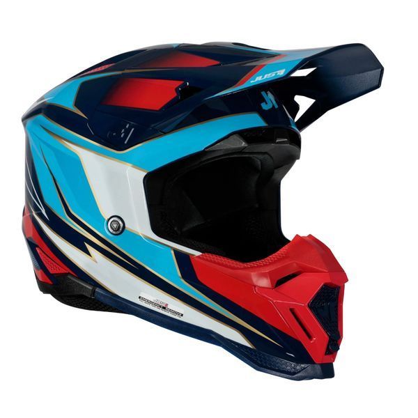 Мотошлем Just1 J40 Speed Red White Blue Gloss (XS) 606017017100602 фото