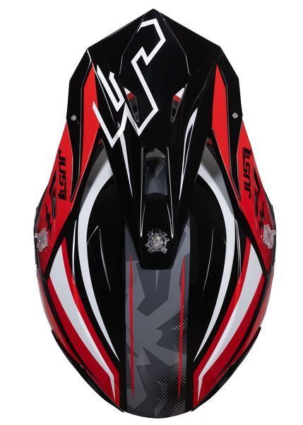 Мотошолом Just1 J39 Revo Red White Black Gloss (M) 606004017100804 фото