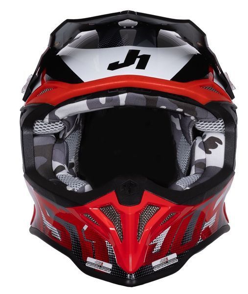 Мотошолом Just1 J39 Revo Red White Black Gloss (M) 606004017100804 фото
