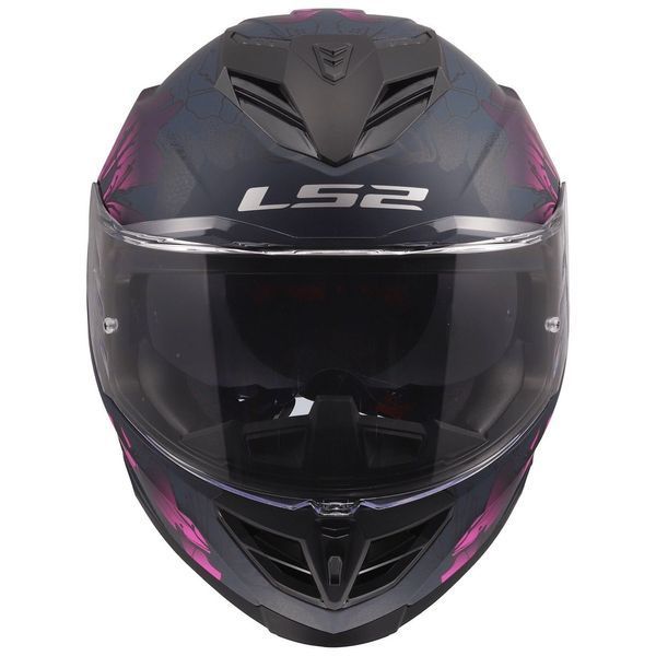 Мотошолом LS2 FF818 Storm 3 Burst Black Pink M 168180346M фото