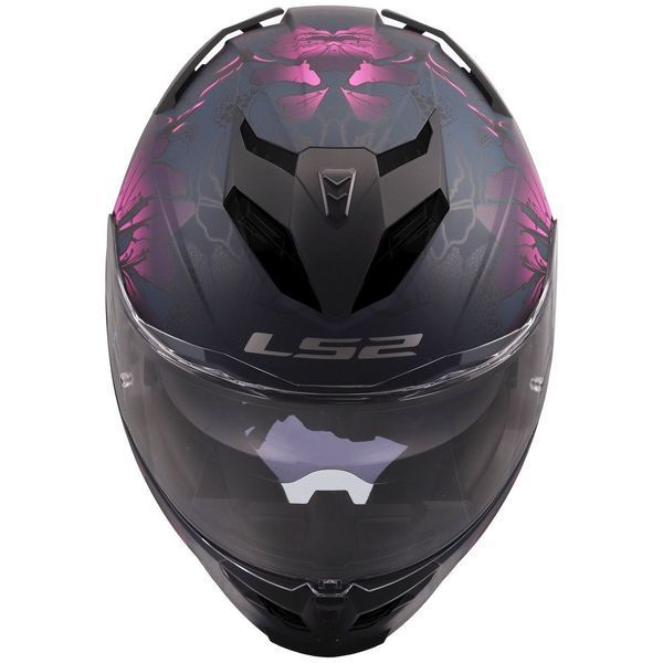 Мотошолом LS2 FF818 Storm 3 Burst Black Pink M 168180346M фото