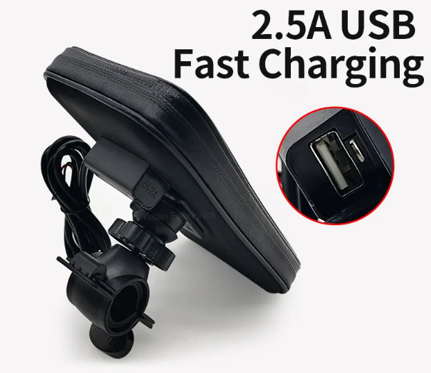 Тримач телефону &ndash; чохол з USB на кермо FS02-C 000005277 фото