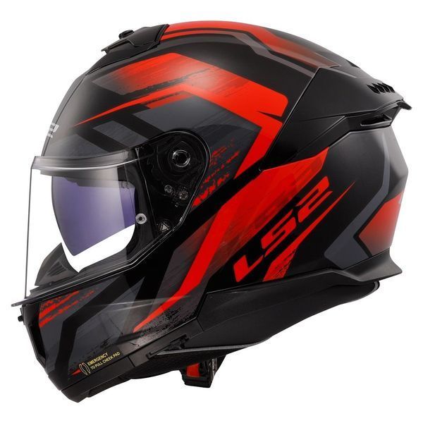 Шолом LS2 FF808 Stream 2 Fury Black Red M 168082132M фото