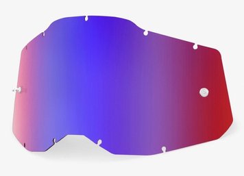 Лінза 100% RC2/AC2/ST2 Replacement Lens - Mirror Red/Blue, Mirror Lens 50000-00182 фото