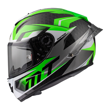 Мотошолом MT RAPIDE Pro Carbon FUGAZ A6 Gloss Green XL 000006271_4 фото