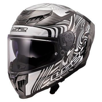 Мотошлем LS2 FF807 Dragon Enthum Silver (XL) 168075304XL фото