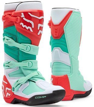 Жіночі мотоботи FOX COMP Woman Boot [Aqua], 10 36940-246-10 фото
