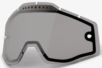 Лінза 100% RC/AC/ST Dual Vented Lens [Smoke], Dual Grey Lens 59009-00002 фото