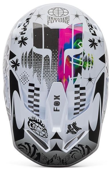 Шолом FOX V1 Helmet - IMAGE COSMO [White], XXL 36392-058-2X фото