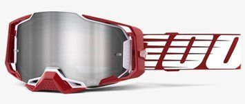 Очки 100% ARMEGA Goggle [Oversized Deep Red], Mirror Silver Lens 50721-261-02 фото