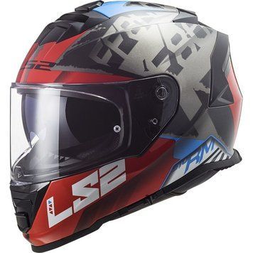 Шлем LS2 FF800 Storm Sprinter Black Red Titanium XL 108003232XL фото