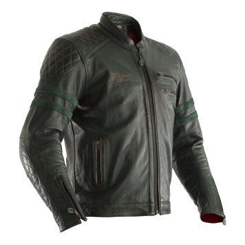Куртка RST IOM TT Hillberry CE Leather Jacket Green L 102232GRN-44 фото