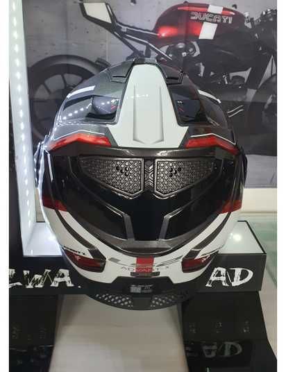 Купити Шолом LS2 FF901 Advant X Spectrum Black White Red 3XL в