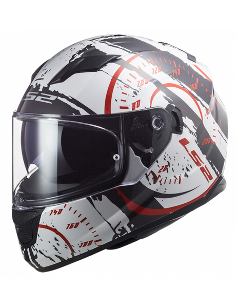 Шолом LS2 FF320 Stream Evo Tacho White Black Red XL 103205502XL фото