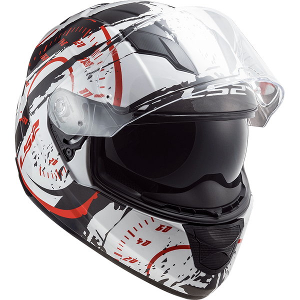 Шолом LS2 FF320 Stream Evo Tacho White Black Red XL 103205502XL фото
