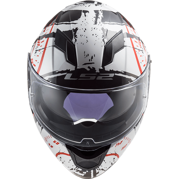 Шолом LS2 FF320 Stream Evo Tacho White Black Red XL 103205502XL фото