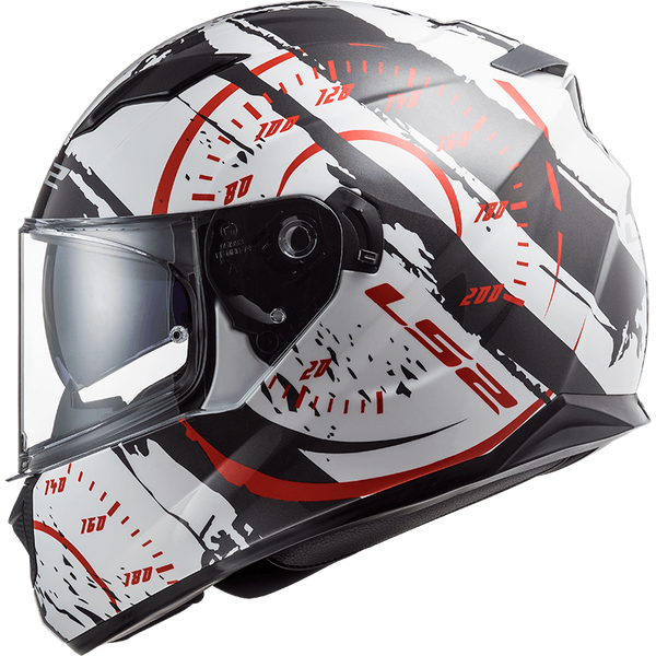 Шолом LS2 FF320 Stream Evo Tacho White Black Red XL 103205502XL фото