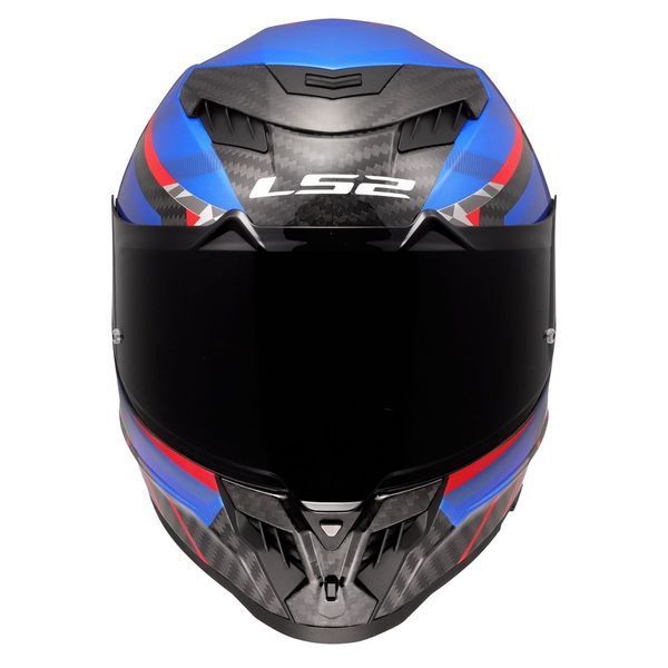 Мотошлем LS2 FF807 Dragon Trax Blue Red (XXL) 168075226XXL фото