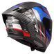 Мотошлем LS2 FF807 Dragon Trax Blue Red (XXL) 168075226XXL фото 3