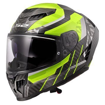 Мотошлем LS2 FF807 Dragon Trax Hi-Vis Yellow (L) 168075254L фото