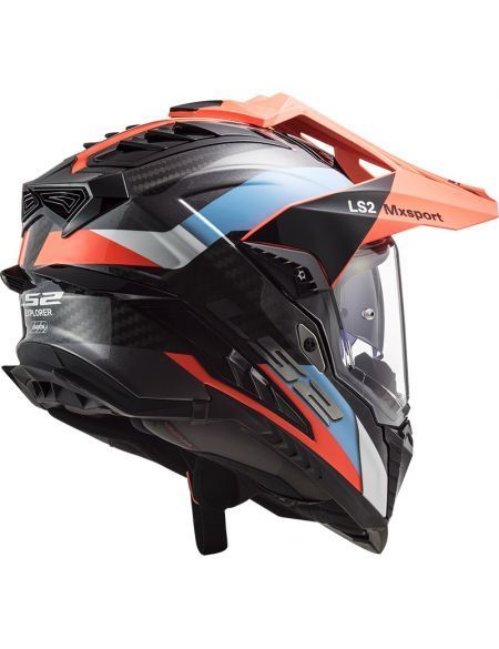 Мотошлем LS2 MX701 C Explorer Frontier Blue Fluo Orange L 407016126L фото