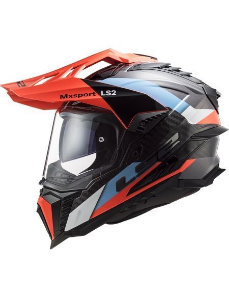 Мотошлем LS2 MX701 C Explorer Frontier Blue Fluo Orange L 407016126L фото