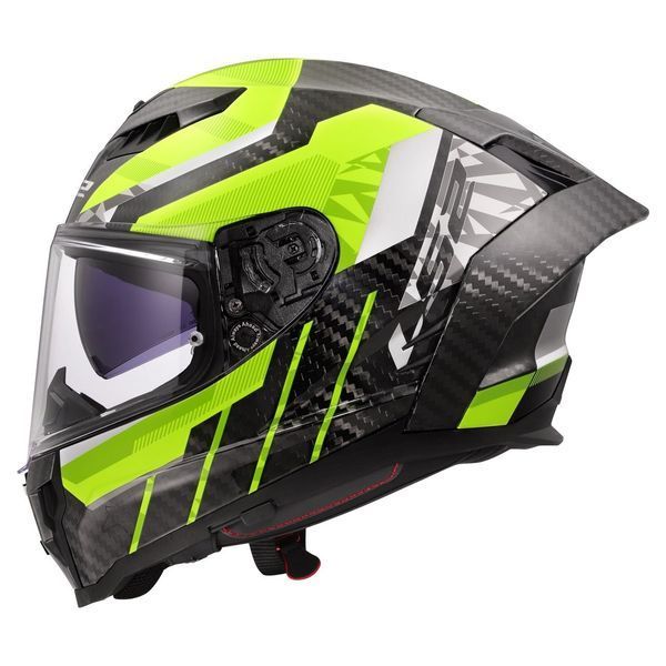 Мотошолом LS2 FF807 Dragon Trax Hi-Vis Yellow (L) 168075254L фото