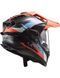 Мотошлем LS2 MX701 C Explorer Frontier Blue Fluo Orange L 407016126L фото 3
