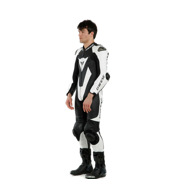 Мотокомбинезон Dainese LAGUNA SECA 5 1PC LEATHER SUIT PERF Black White 20151346762244 фото