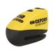 Замок Oxford Screamer 7 Alarm Disc Lock Yellow/Black LK290 фото 1