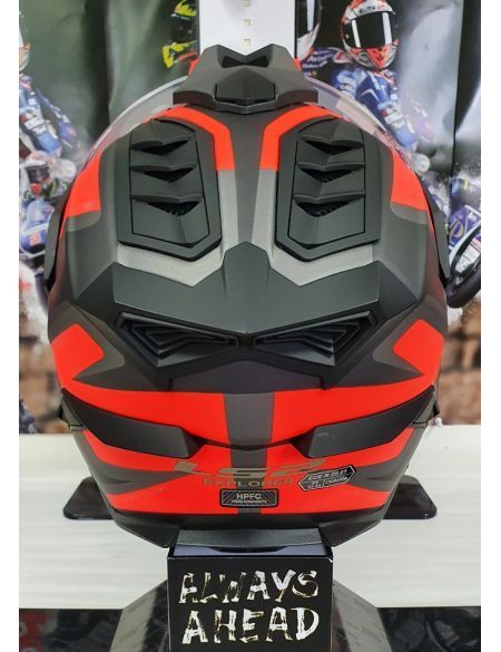 Мотошлем LS2 MX701 Explorer Alter Matt Black Fluo Orange XL 467012152XL фото