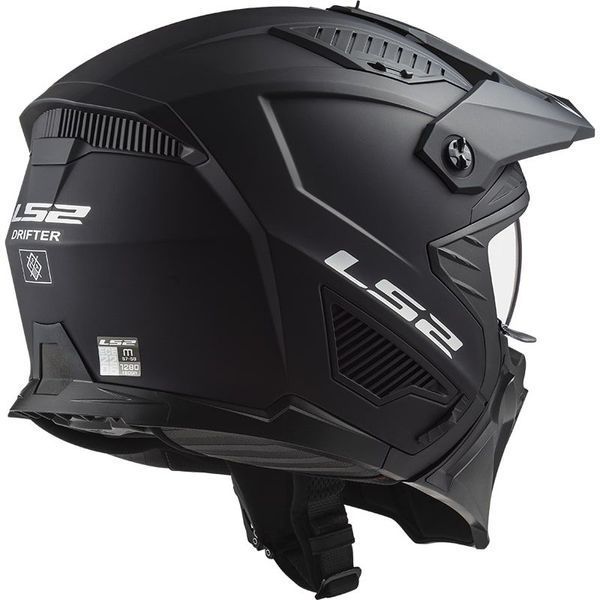 Шлем LS2 OF606 Drifter Solid Matt Black S 366061011S фото