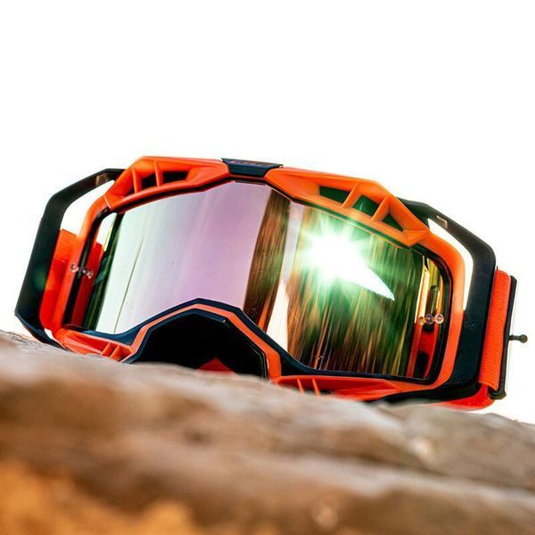 Окуляри LS2 Aura Pro Goggle Black Orange with Iridium Visor 7201002050 фото