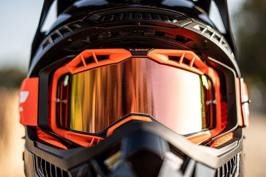 Окуляри LS2 Aura Pro Goggle Black Orange with Iridium Visor 7201002050 фото