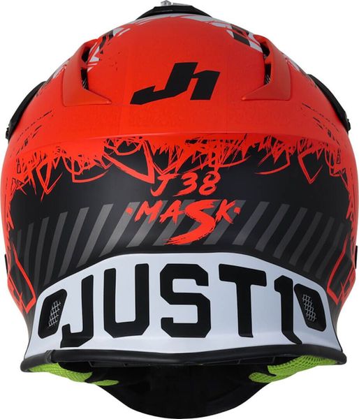 Шолом Just1 J38 Mask Fluo Orange Titanium Black - Matt 606332025300303 фото