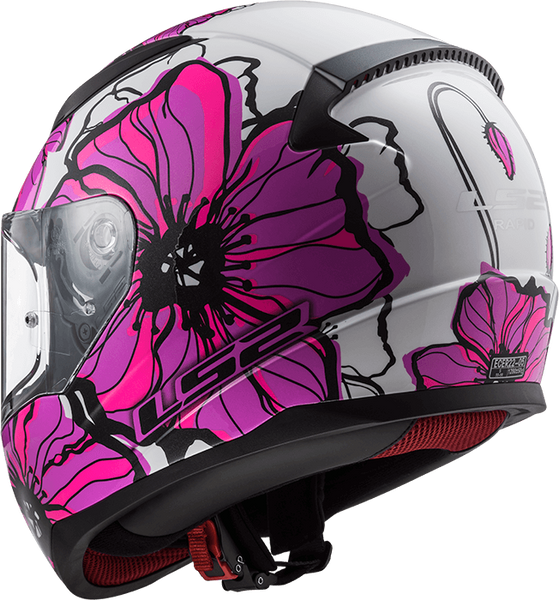 Шлем LS2 FF353 Rapid Poppies Pink M 103532046M фото