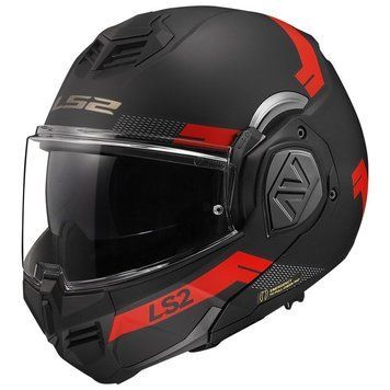 Шлем LS2 FF906 Advant Bend Matt Black Red M 569063432M фото