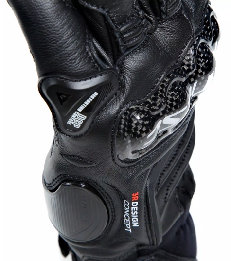 Купить Мотоперчатки Dainese CARBON 4 SHORT Leather Black
