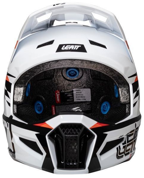 Шлем LEATT Moto 3.5 Helmet + Goggle [White], XS 1025100540 фото