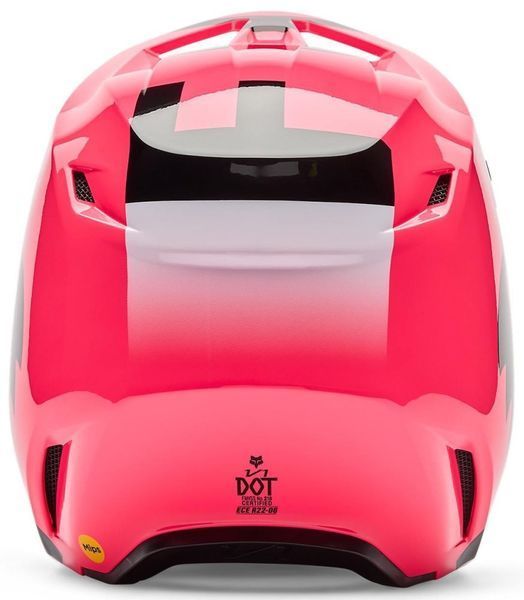 Шолом FOX YTH V1 Helmet - SHIELD [Pink], YL 36387-170-YL фото