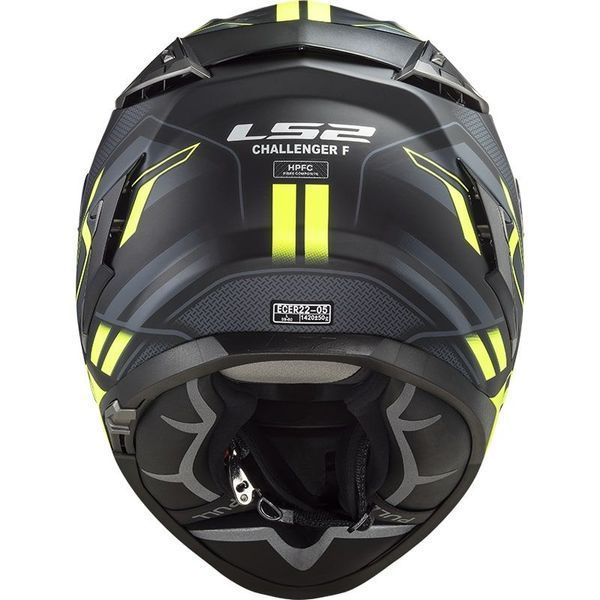 Шлем LS2 FF327 Challenger Spin Matt Cobalt Hi-Vis Yellow XL 103275053XL фото